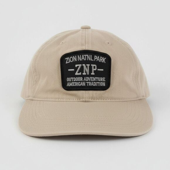 Richardson Beige Neutral Zion National Park Ourdoor Gorpcore Canvas Ball Cap Hat - Picture 1 of 3